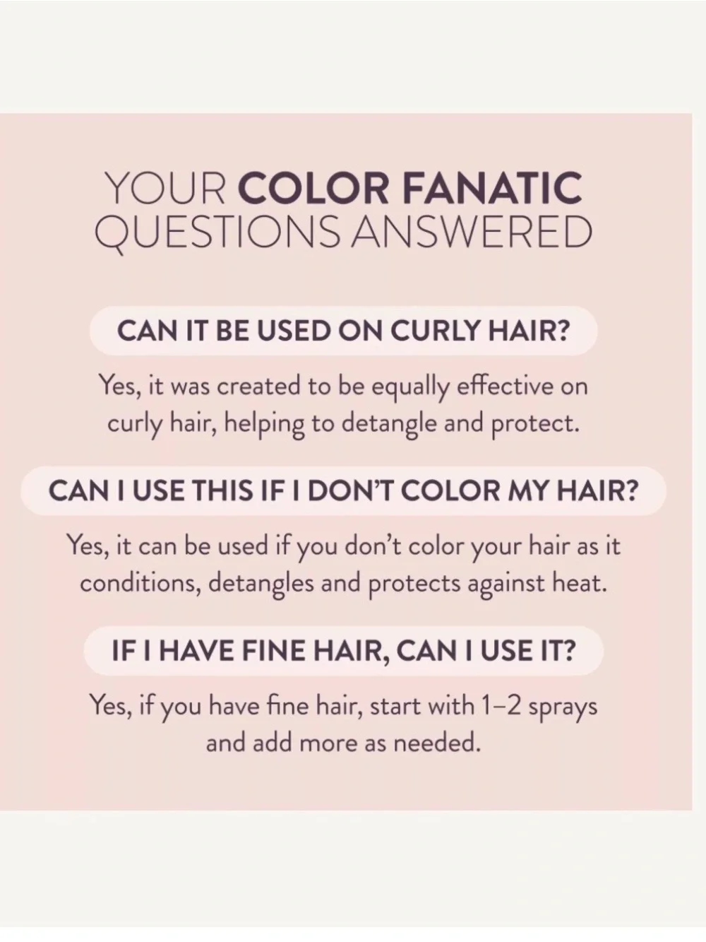 Pureology Color Fanatic Multi-tasking Leave-In Conditioner Spray